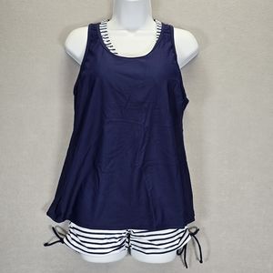 Women's Yonique 3 Piece Bathing Suit Size M